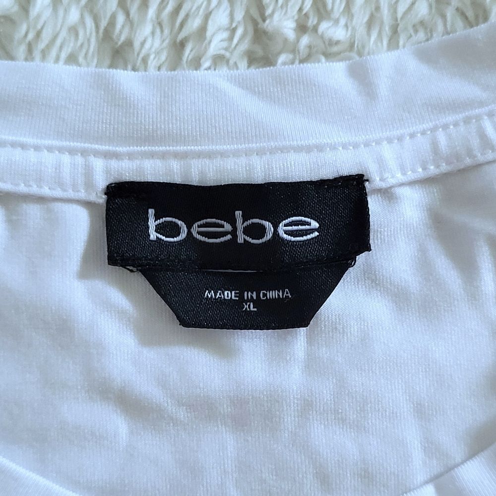 bebe "Love"💜 Lips💋 Top - NWT - Picture 5 of 16